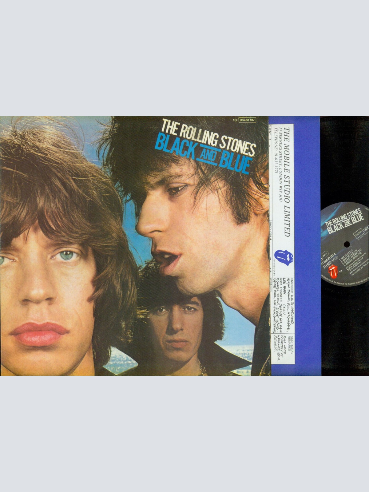 LP--  The Rolling Stones – Black And Blue  // FOC // OIS // DE