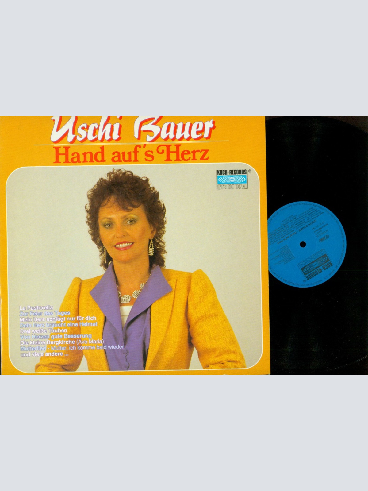 LP--Uschi Bauer -- Hand auf's Herz