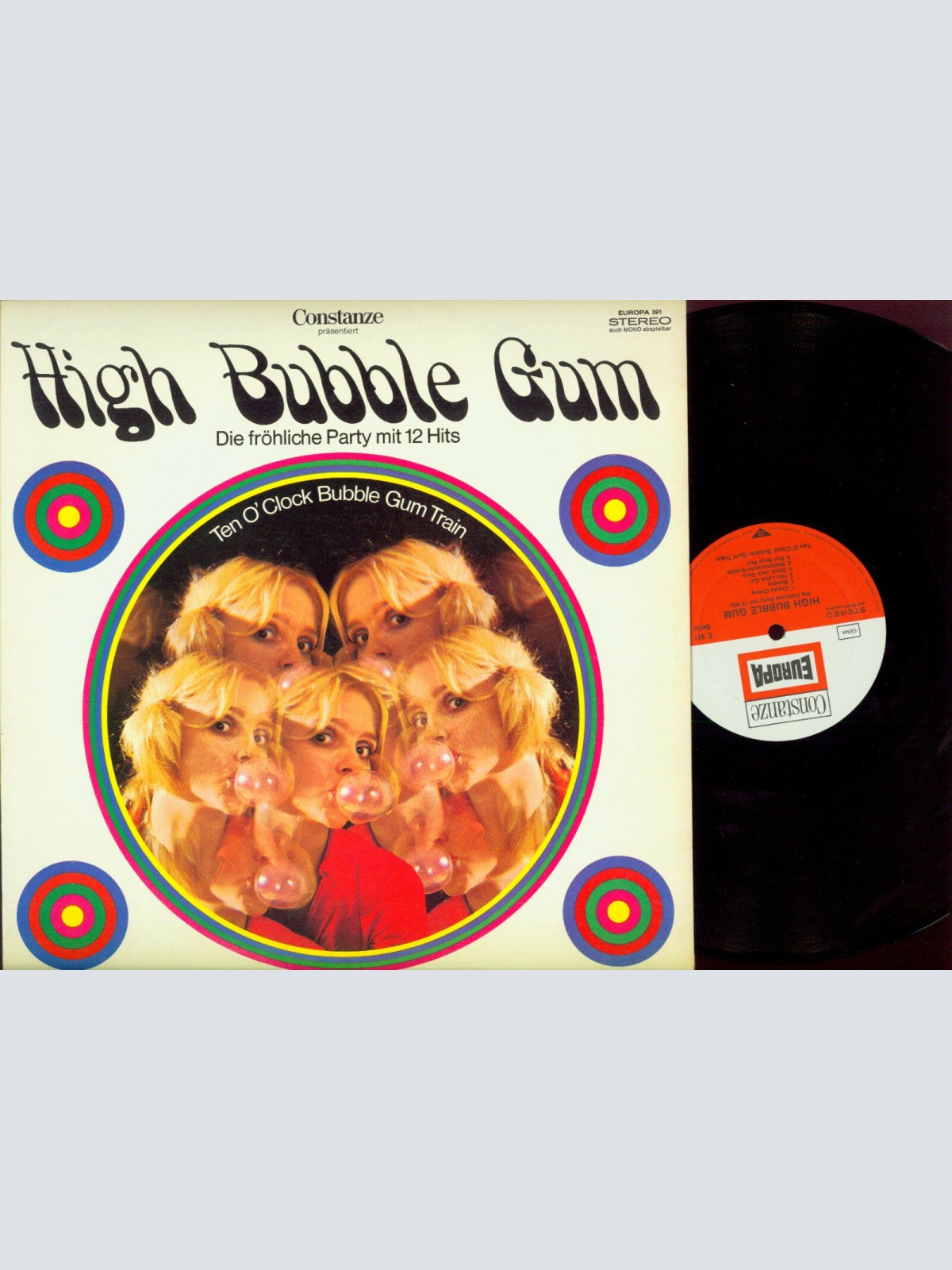 LP--  Ten O'Clock Bubble Gum Train – High Bubble Gum