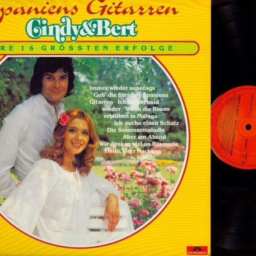 LP--   Cindy & Bert  Spaniens Gitarren - Ihre 16 Grössten Erfolge / Club