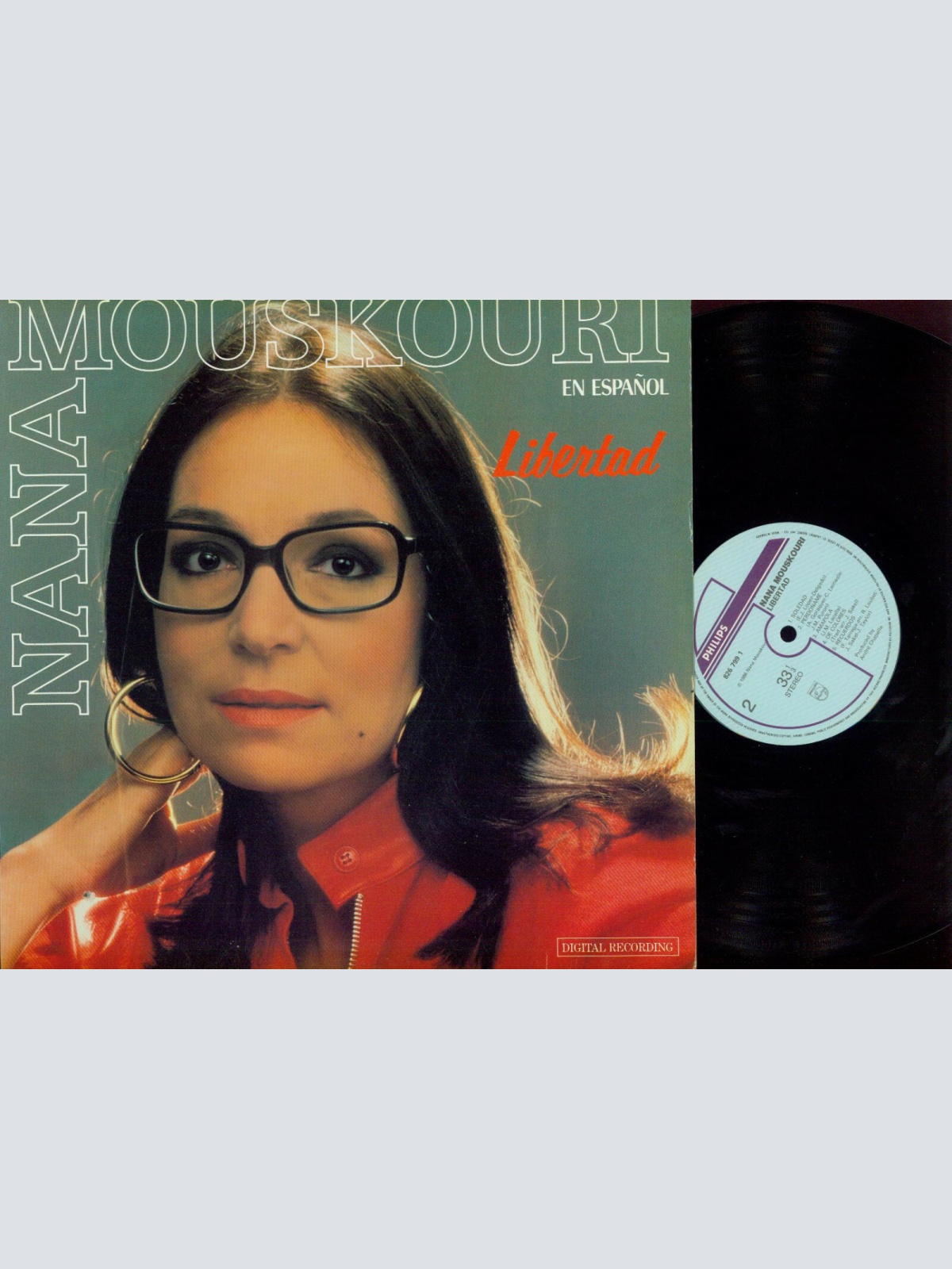 LP--  Nana Mouskouri – Libertad / Canada