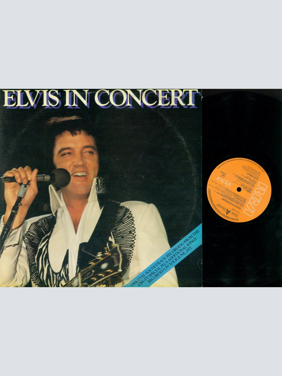 DLP-- Elvis Presley – Elvis In Concert //  Sweden