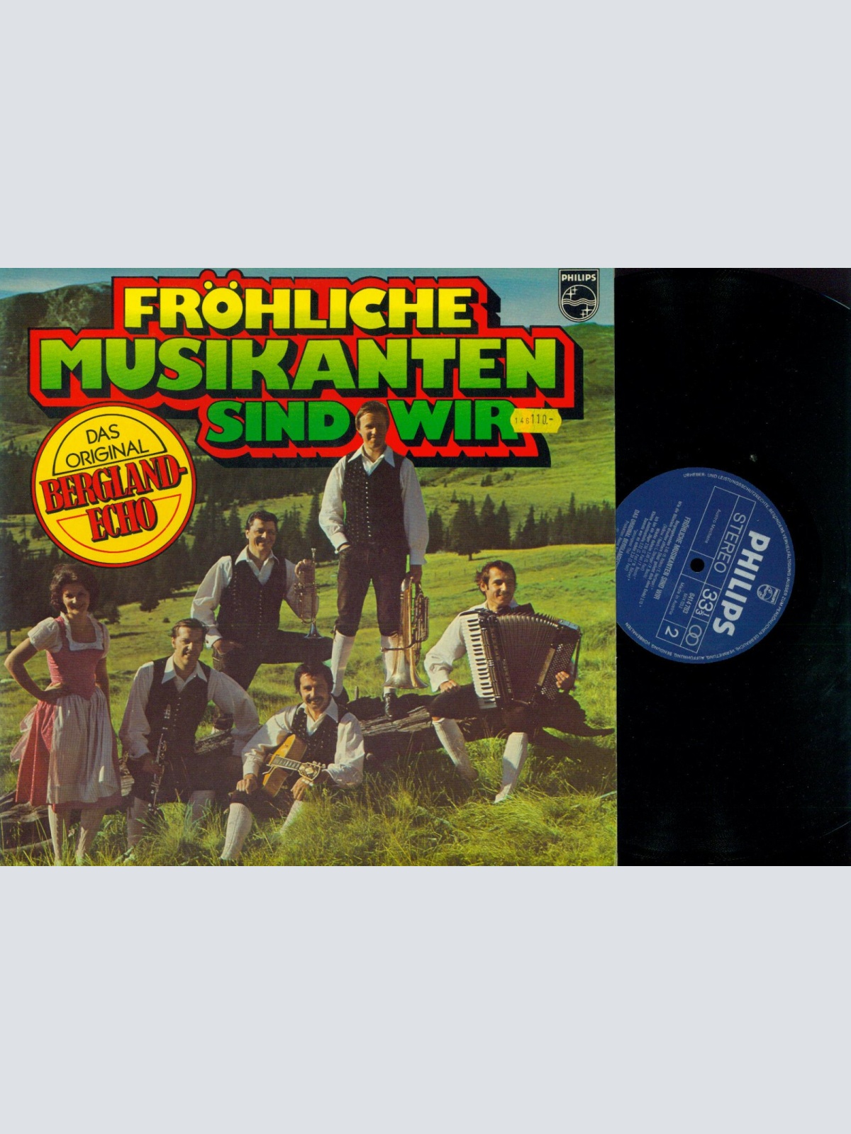 LP-- Das Orig. Bergland-Echo  Fröhliche Musikanten Sind Wir