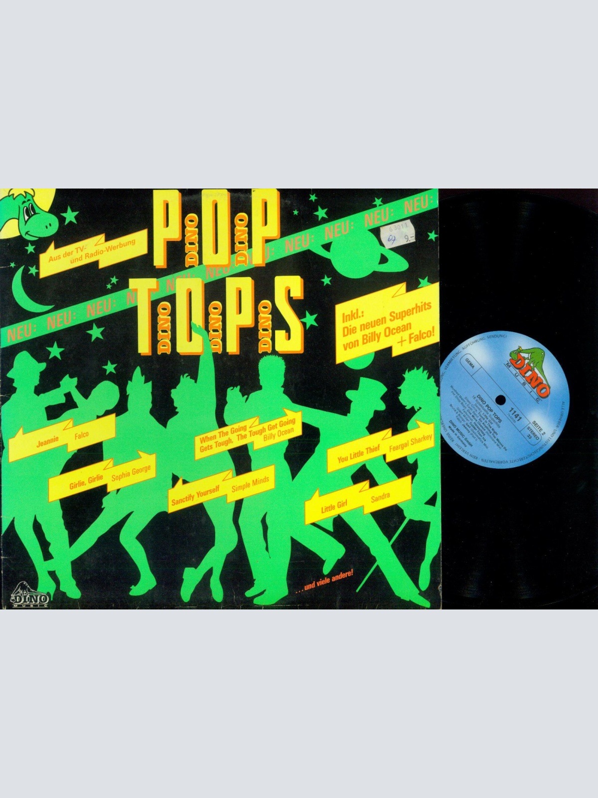 LP--  Dino Pop Tops  / Falco // Various