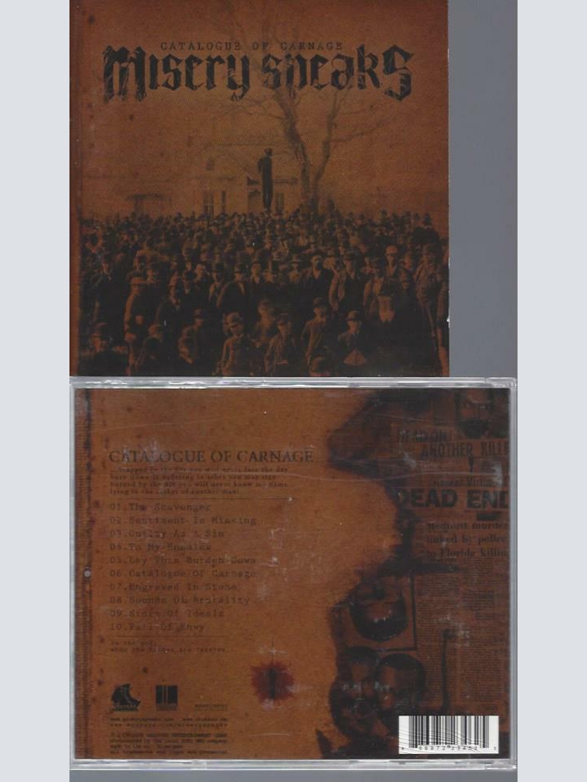 CD-  Misery Speaks – Catalogue Of Carnage    / Used