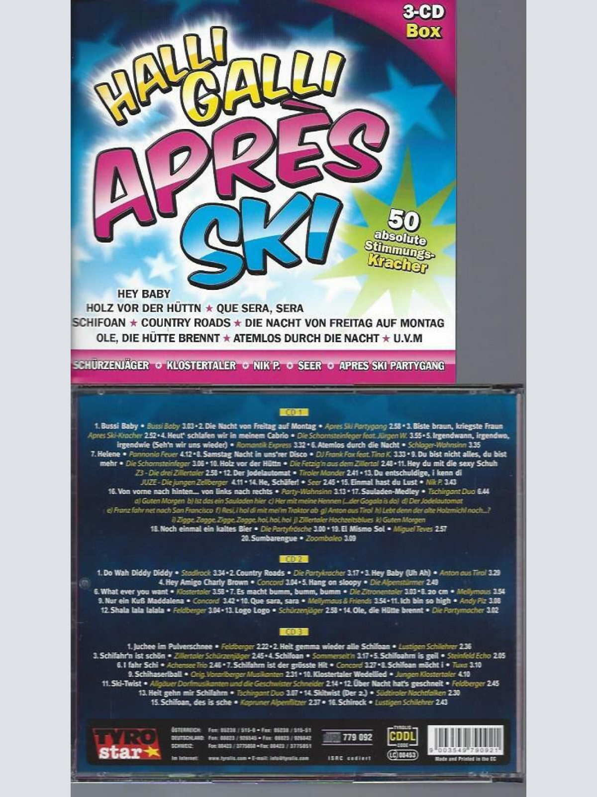CD-  Apres Ski Halli Galli / 3 CD Box