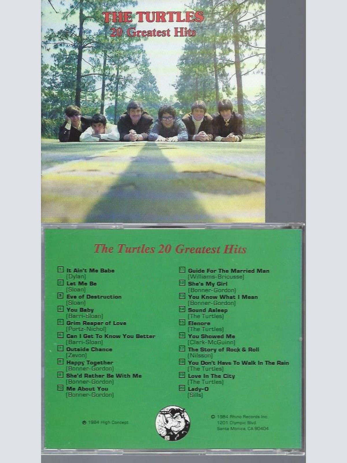 CD-  The Turtles – 20 Greatest Hits  / US