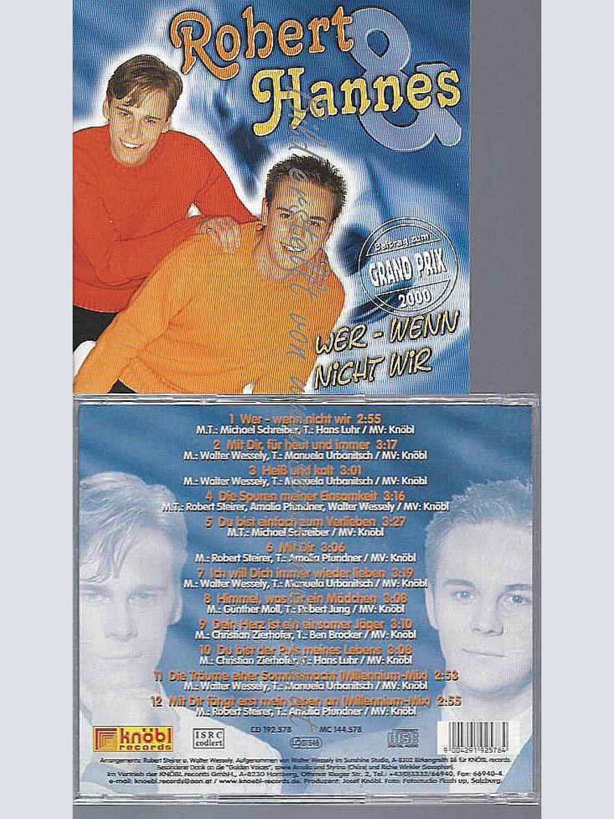 CD--ROBERT & HANNES | --WER-WENN NICHT WIR