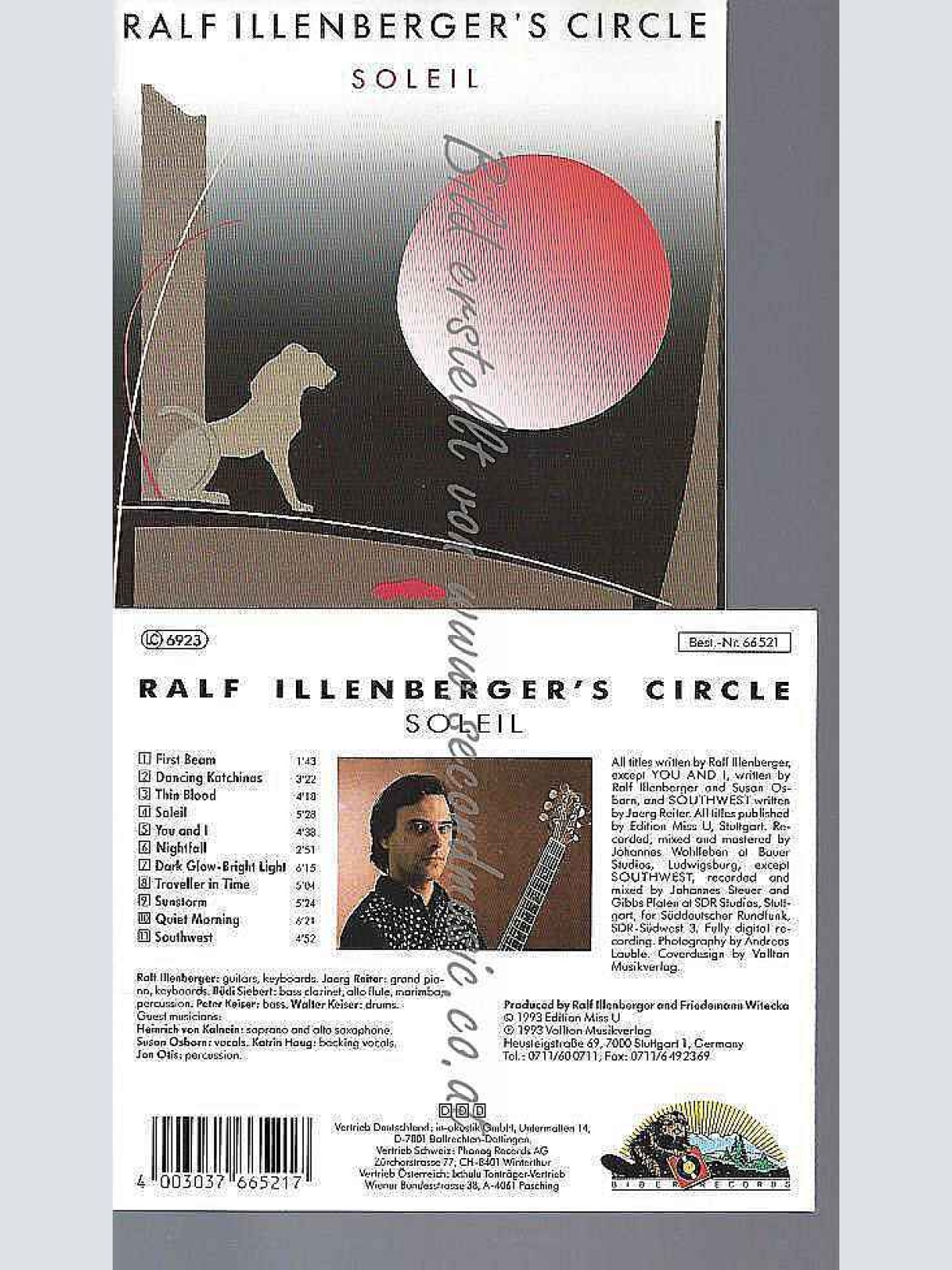 CD--Ralf Illenberger's Circle | --SOLEIL