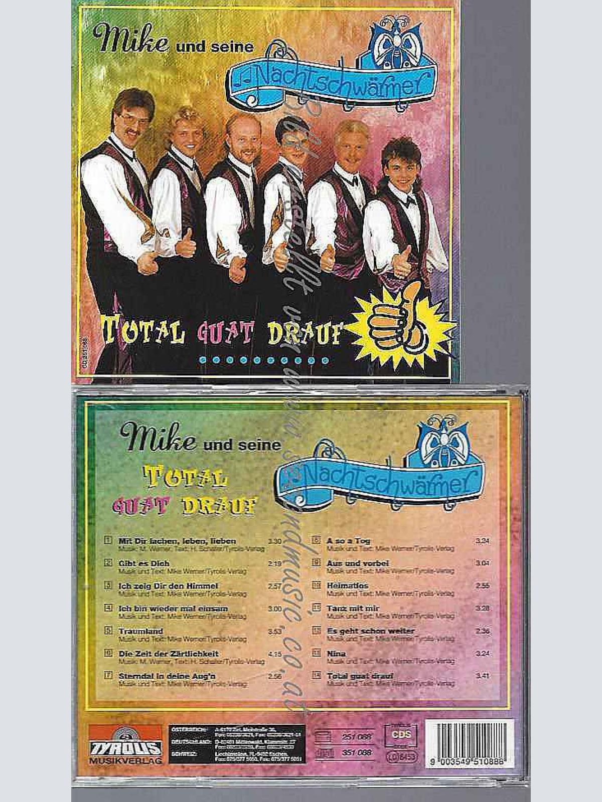 CD--MIKE UND SEINE NACHTSCHWÄRMER | --TOTAL GUAT DRAUF