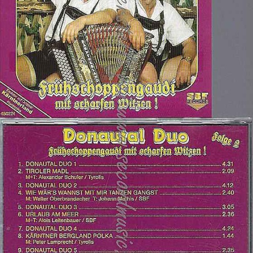 CD-- Sonautal Duo --Frühschoppengaudi -Folge 2