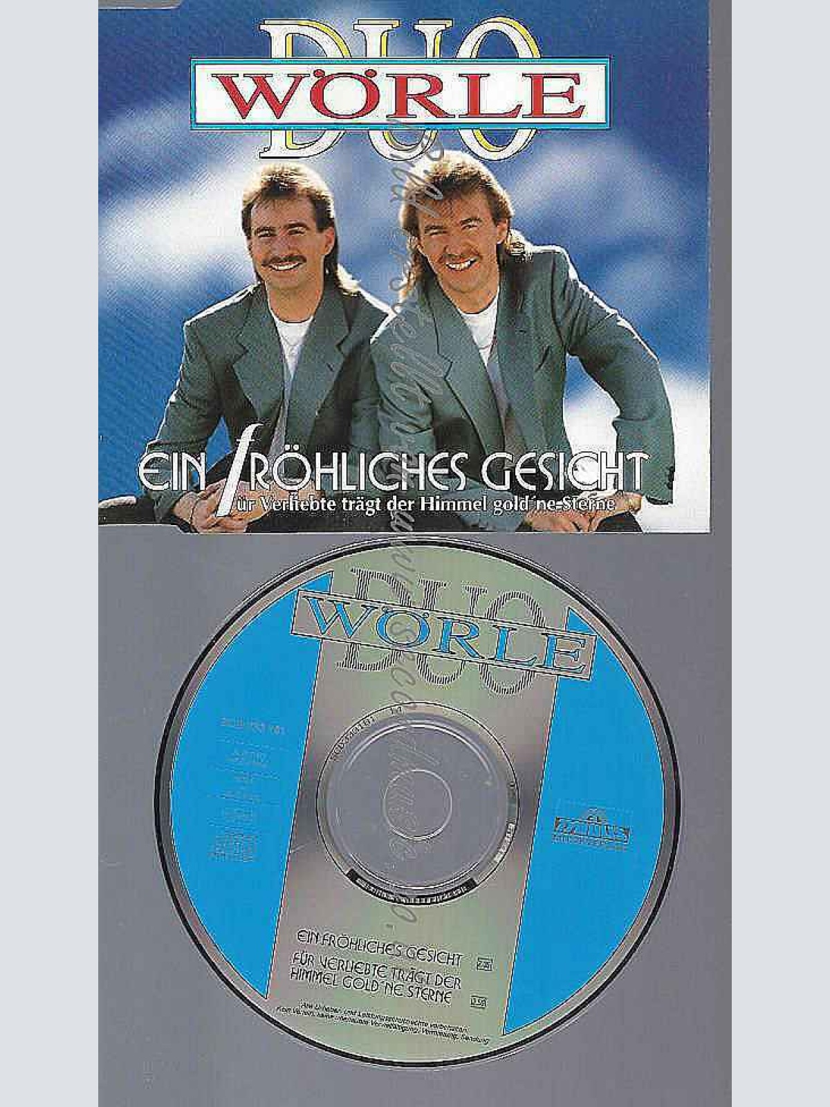 CD--ÜRVERLIEB.T/ DUO WÖRLE | --EIN FRÖHLICHES GESICHT