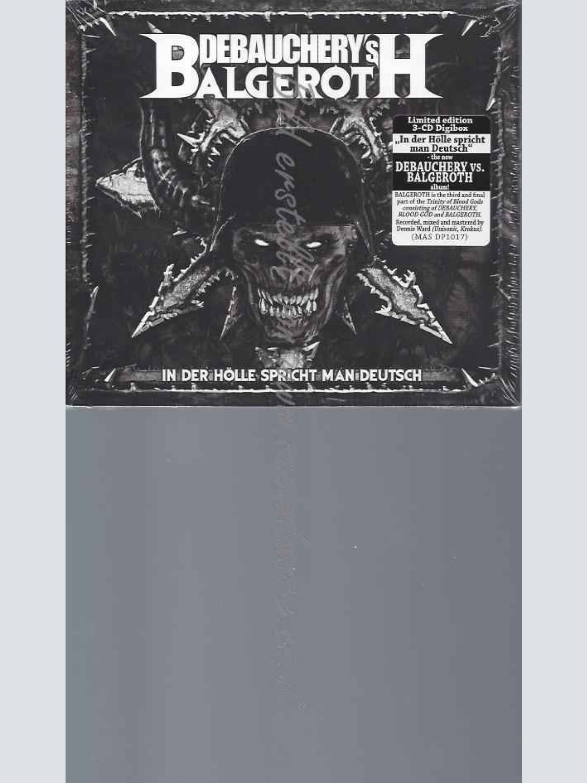 CD-  Debauchery's Balgeroth vs. Debauchery – In Der Hölle Spricht Man Deutsch