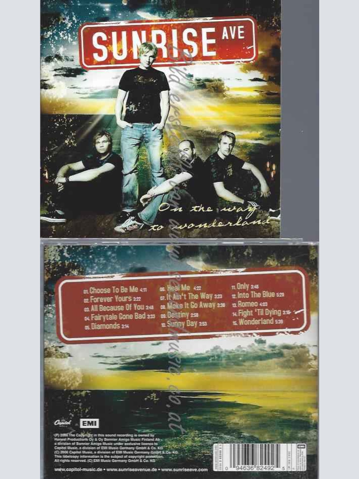 CD-     Sunrise Avenue  On The Way To Wonderland