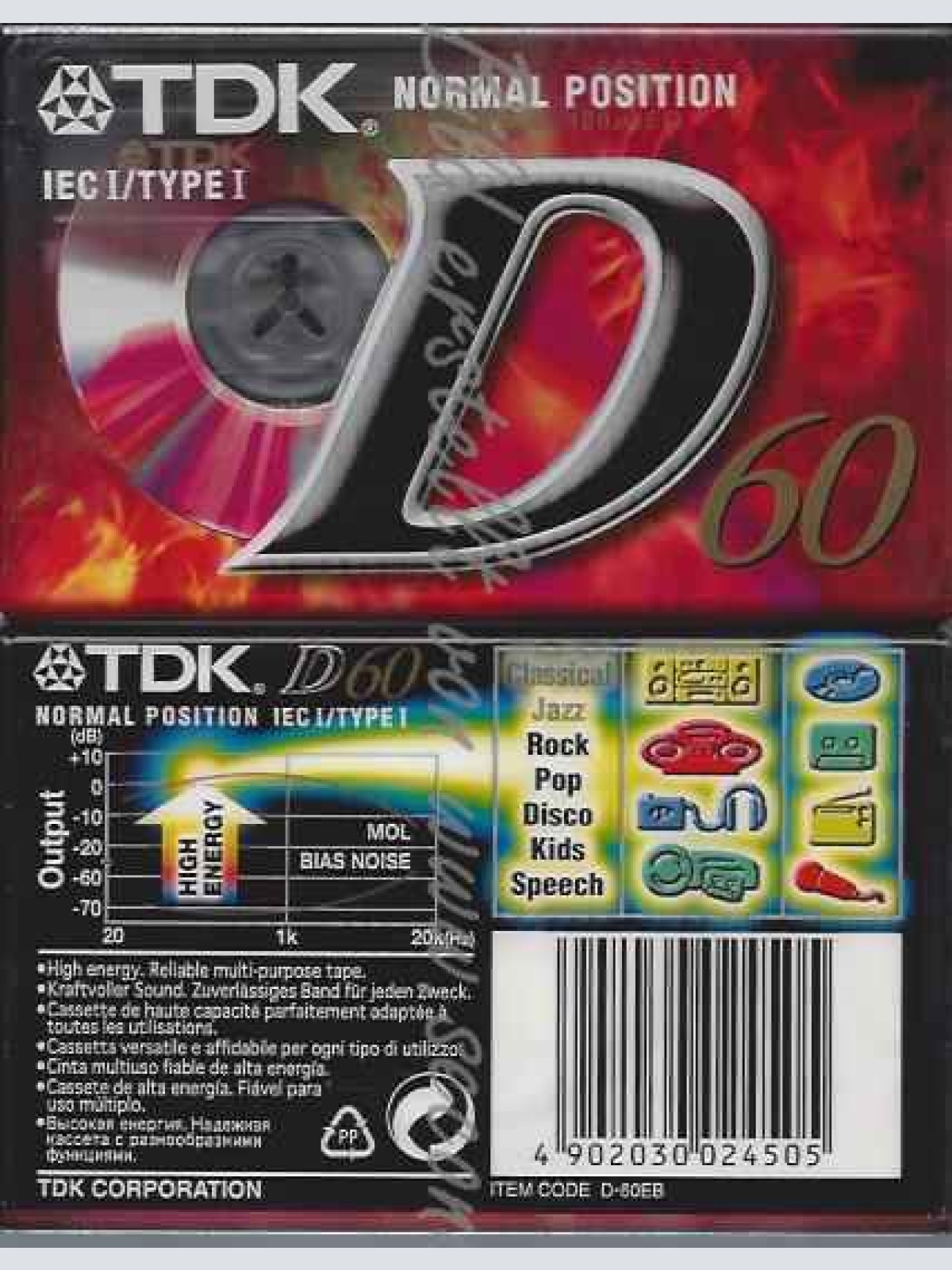 2 x TDK D-60EB / Neu /Sealed
