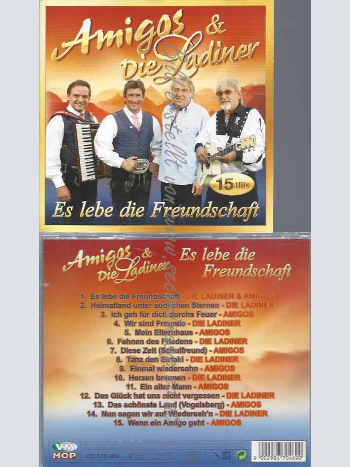 CD--Amigos & Ladiner Es lebe die Freundschaft