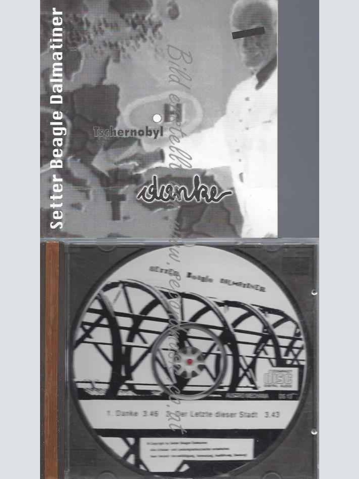 CD--Setter Beagle Dalmatiner Danke tschernobyl / Limited  108 Stk / LED Case