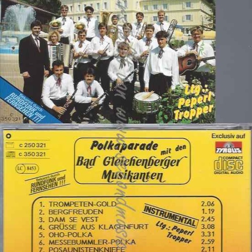 CD--POLKAPARADE MIT DEN BAD GLEICHENBERGER MUSIKANTEN--