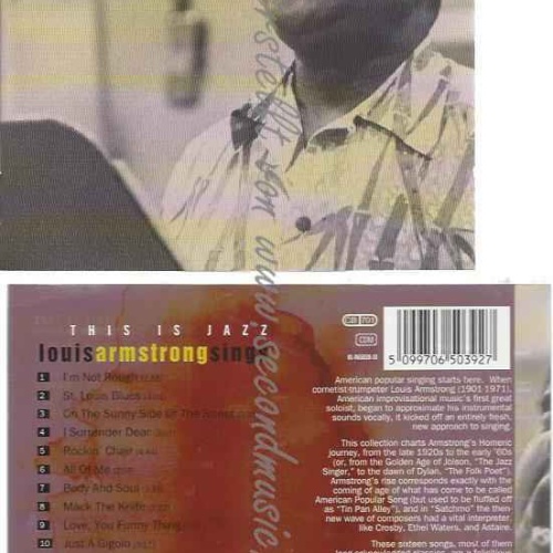 CD--LOUIS ARMSTRONG--THIS IS JAZZ