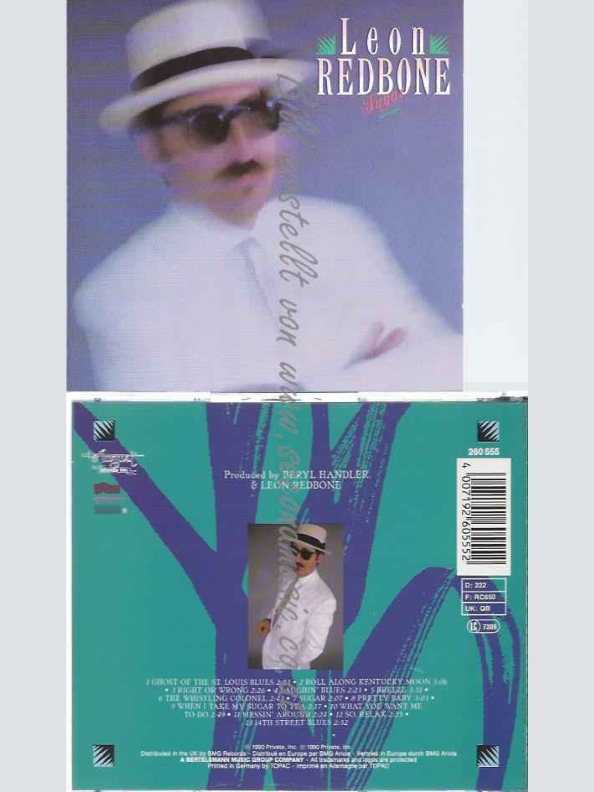 CD--LEON REDBONE--SUGAR