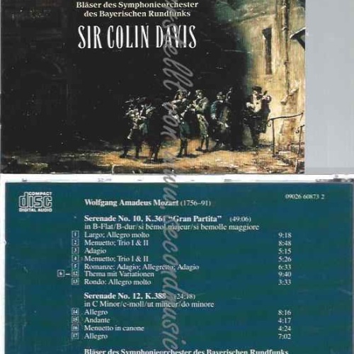 CD--DAVIS,COLIN UND MOZART,WOLFGANG AMADEUS--SERENADE 10,12