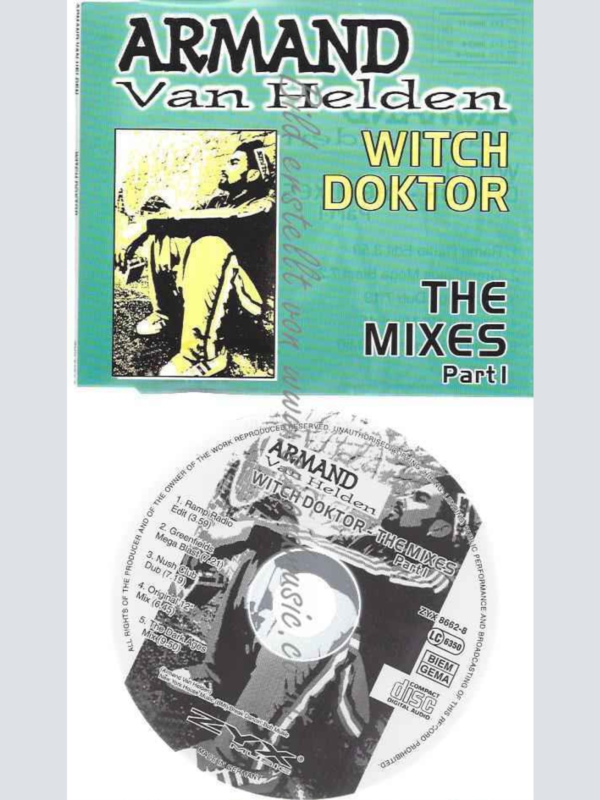 CD--VAN HELDEN,ARMAND--THE WITCH DOKTOR REMIXES