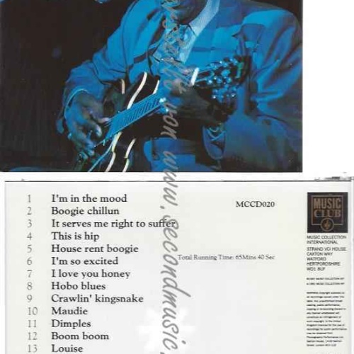 CD--JOHN LEE HOOKER--BEST OF
