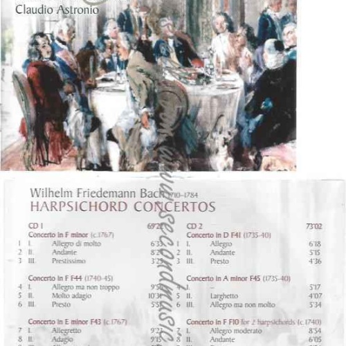 CD--HARMONICES MUNDI, MARCO FACCHIN, ET AL.--HARPSICHORD CONCERTOS