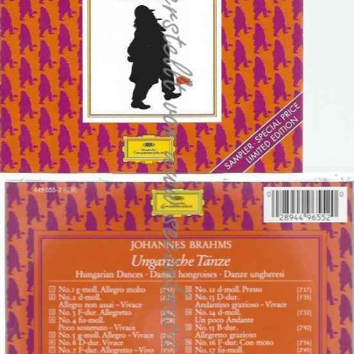 CD--HUNGARIAN DANCES/ ABBADO,C., WP, ET AL.--BRAHMS: 21 UNGARISCHE TÄNZE