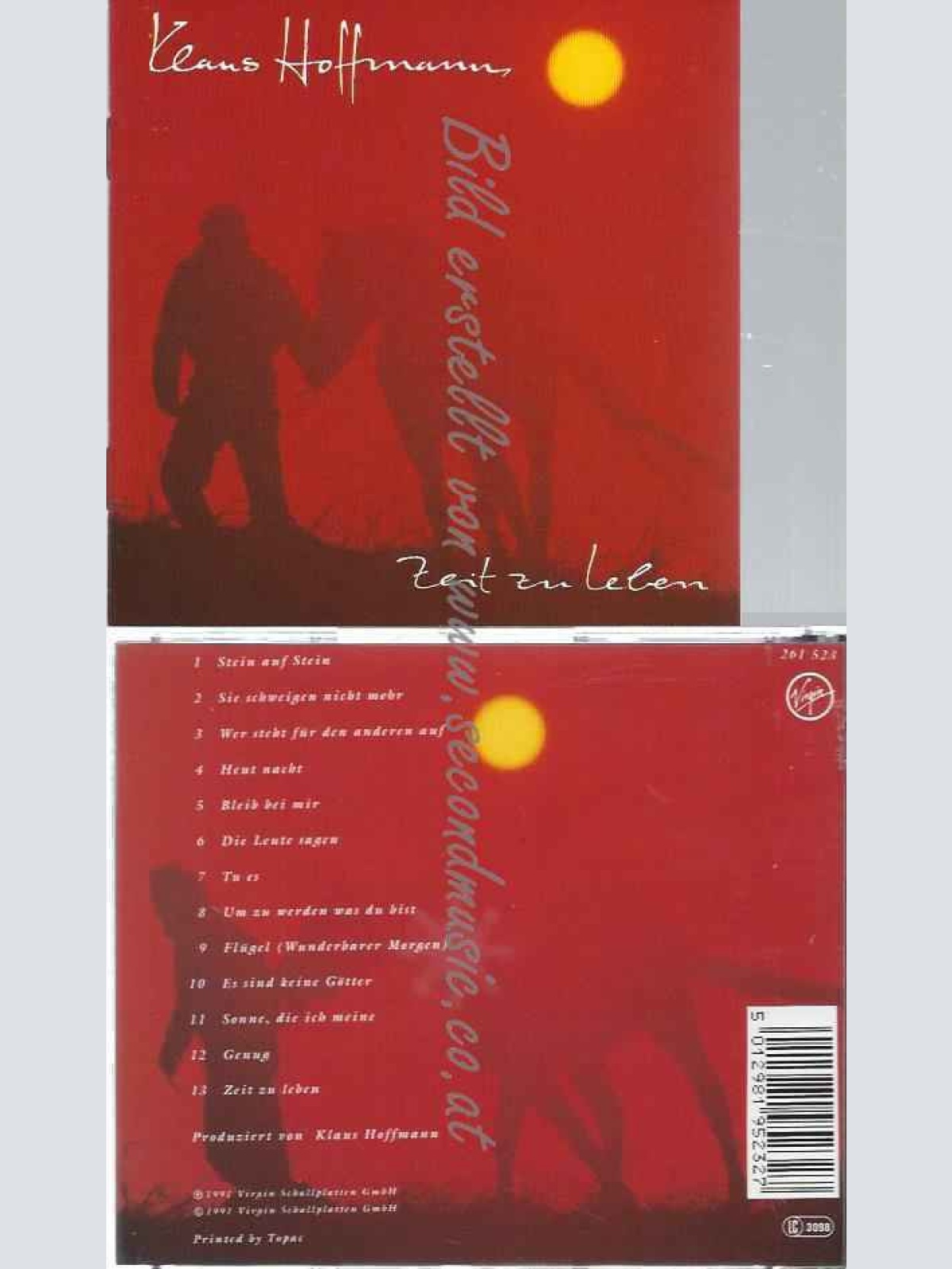 CD--KLAUS HOFFMANN--ZEIT ZU LEBEN