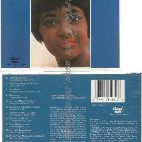 CD--NANCY WILSON (JAZZ)--YESTERDAY'S LOVE SONGS - TODAY'S BLUES