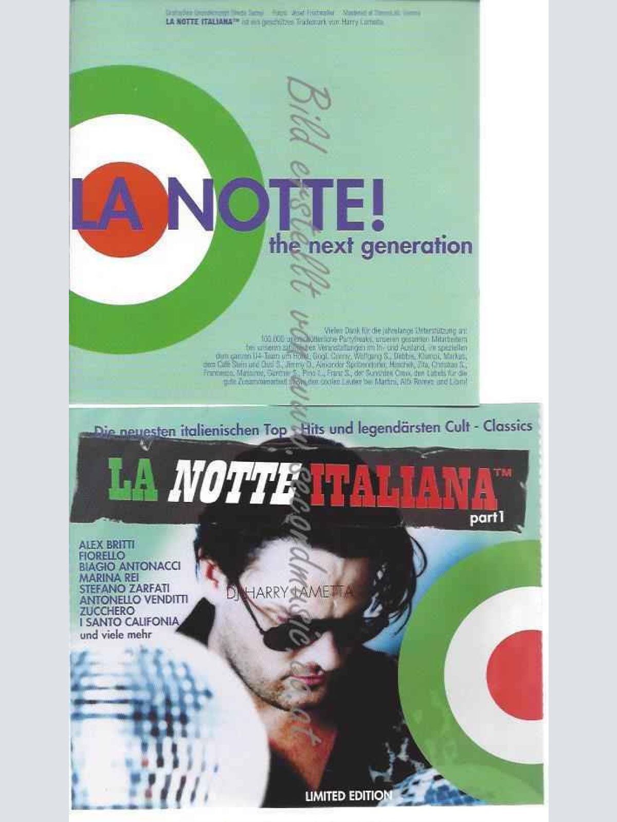 CD--VARIOUS--LA NOTTE - DJ HARRY LAMETTA