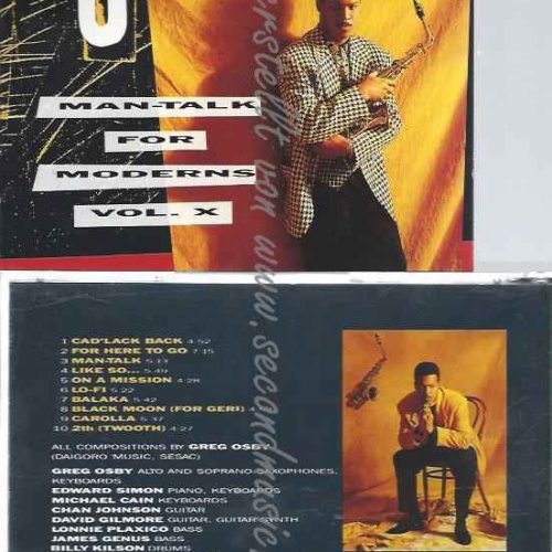 CD--GREG OSBY--MANTALK FOR MODERN LOVE VOL.10