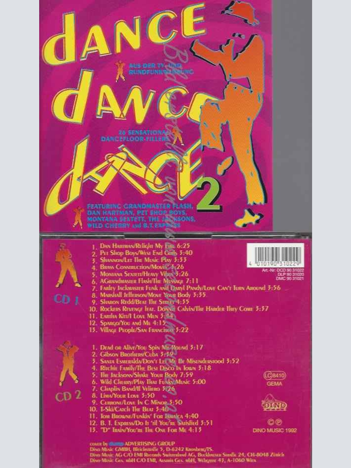 CD--DAN HARTMAN, PET SHOP BOYS, ET AL.--DANCE DANCE DANCE 2