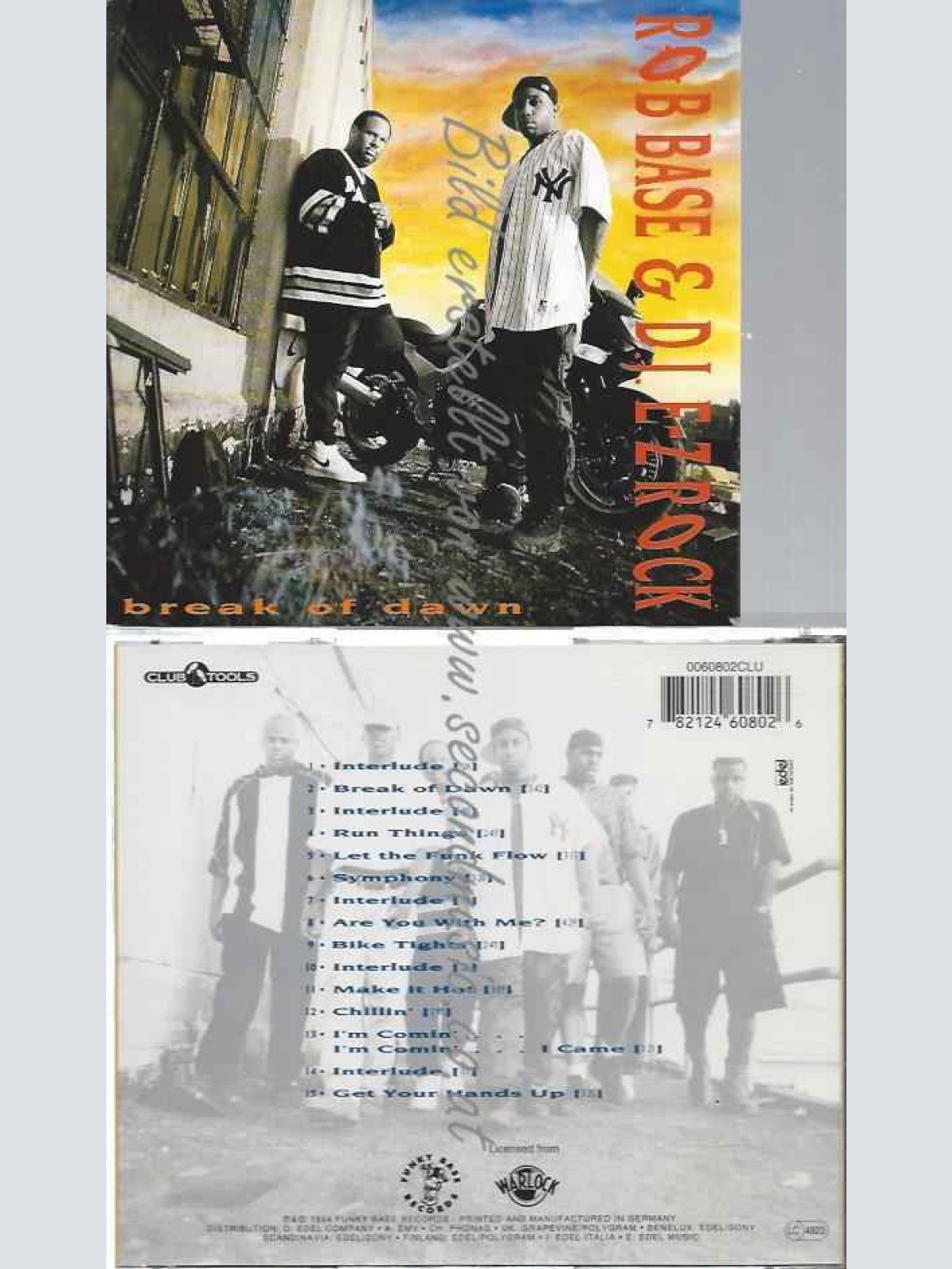 CD--ROB BASE--BREAK OF DAWN