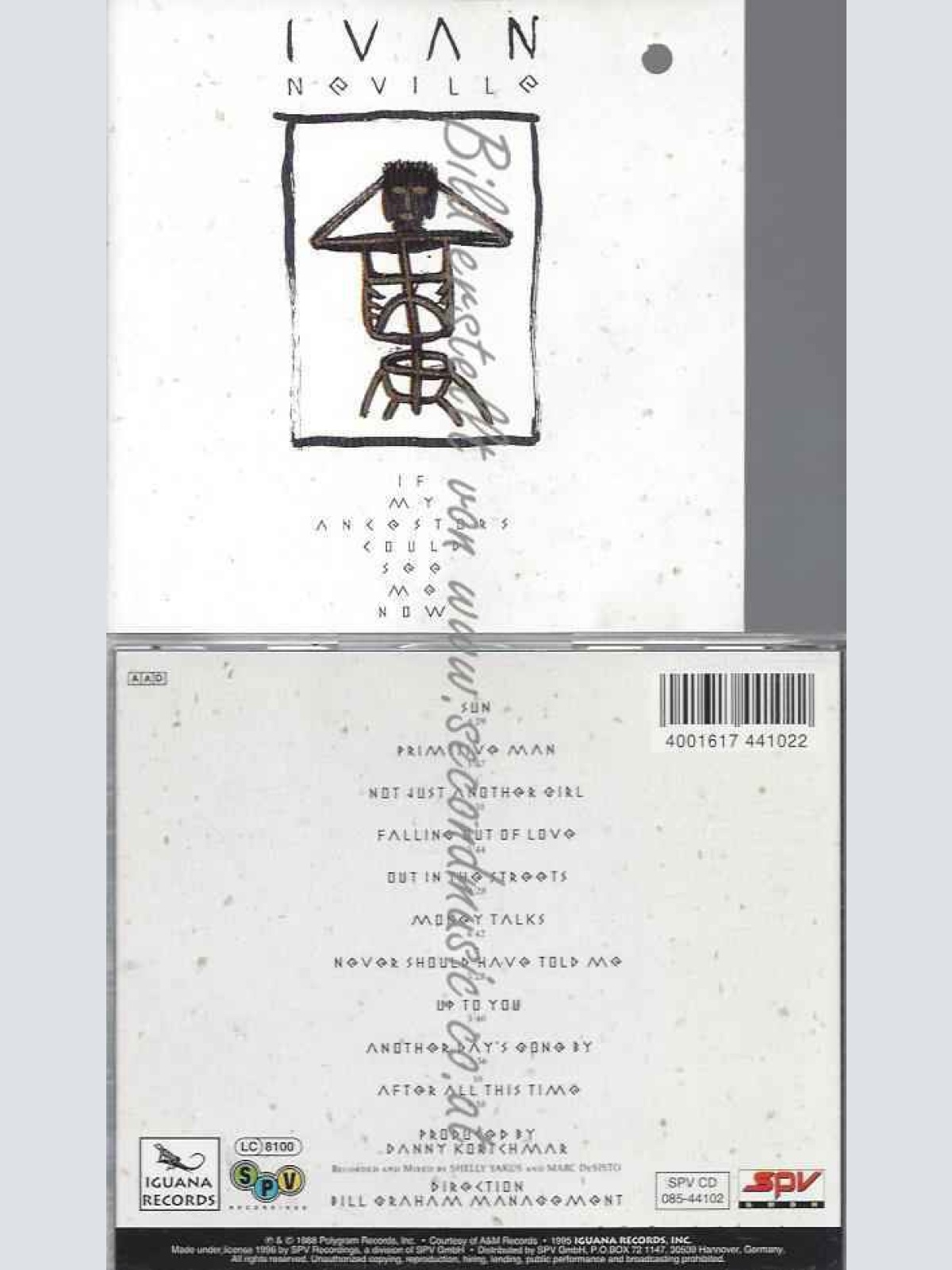 CD--IVAN NEVILLE--IF MY ANCESTORS COULD SEE ME NOW