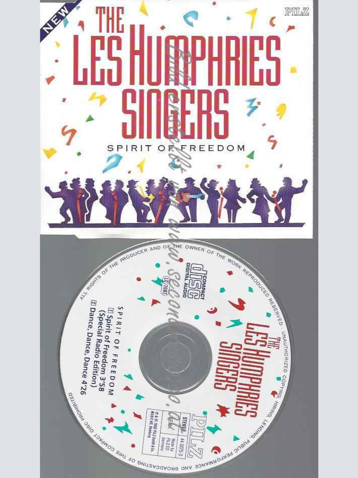 CD--(NEW) LES HUMPHRIES SINGERS--SPIRIT OF FREEDOM