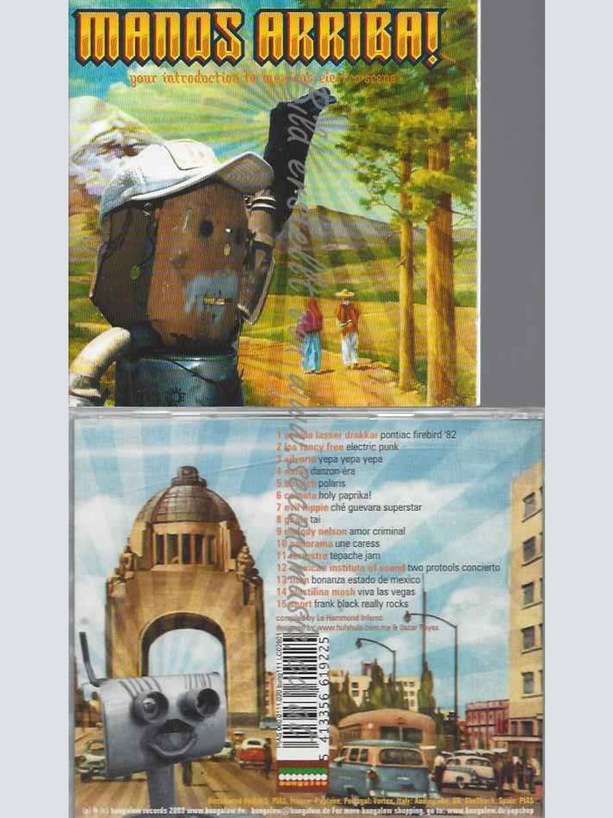 CD--VARIOUS ARTISTS--MANOS ARRIBA! YOUR INTRODUCTION TO MEXICAN ELECTRO SCENE