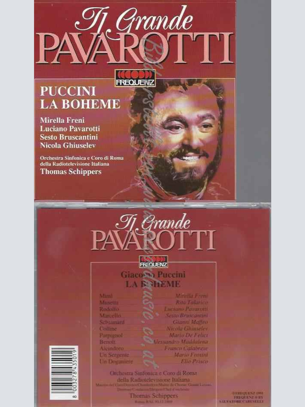 CD--LUCIANO PAVAROTTI, GIACOMO PUCCINI   - LA BOHEME (IL GRANDE PAVAROTTI)