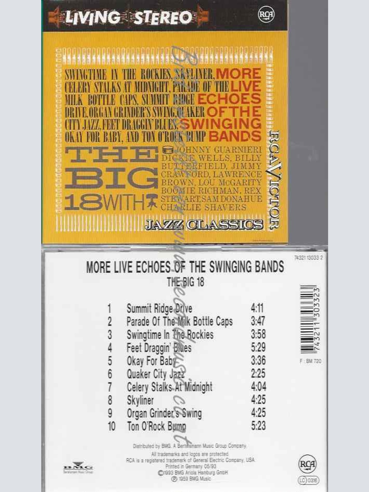 CD--THE BIG 18--MORE LIVE ECHOES OF THE SWINGING BANDS