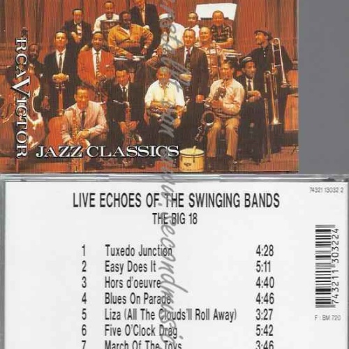 CD--LIVE ECHOES OF THE SWINGING BANDS/ THE BIG 18--THE BIG 18