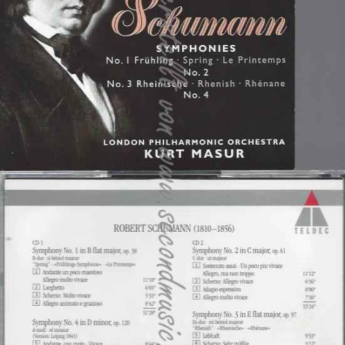 CD--LONDON PHILHARMONIC UND SCHUMANN,ROBERT--SINFONIE 1-4