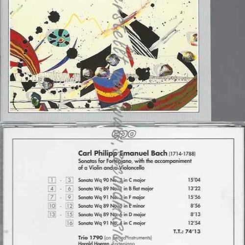 CD--TRIO 1790 UND CARL PHILIPP EMANUEL BACH--FÜNF KLAVIERTRIOS