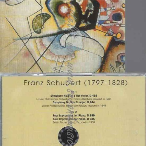 CD--FRANZ SCHUBERT, SIR THOMAS BEECHAM, ET AL.--SCHUBERTIADE
