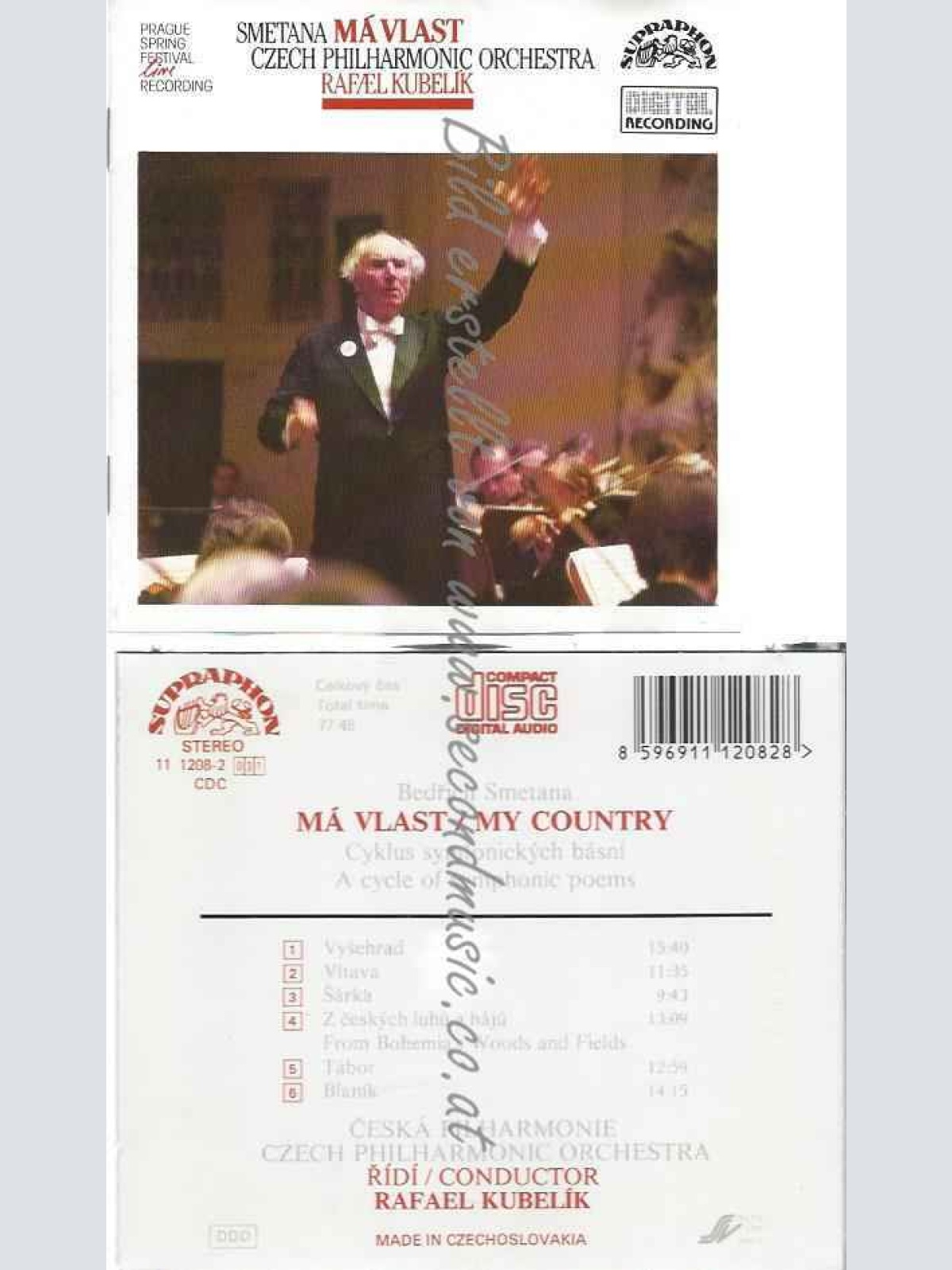 CD--KUBELIK UND TSCHECH.PO--MEIN VATERLAND