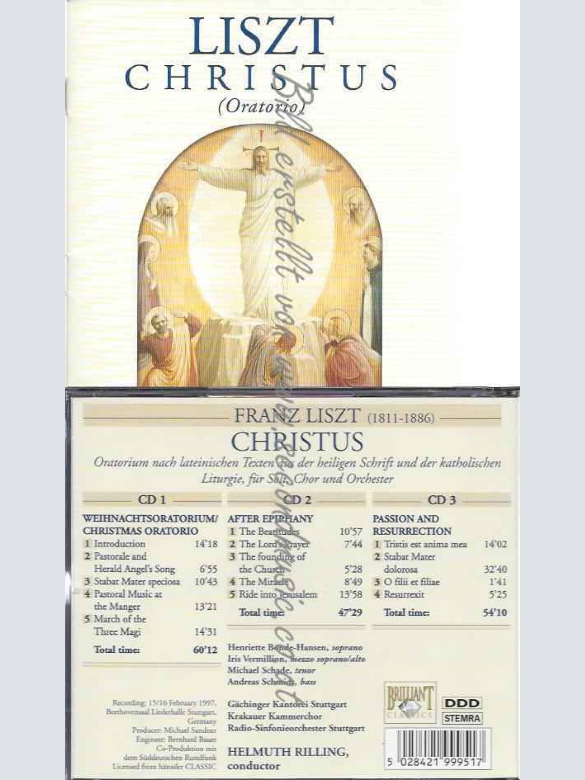CD--VARIOUS, BOND-HANSEN, ET AL.--CHRISTUS ORATORIUM