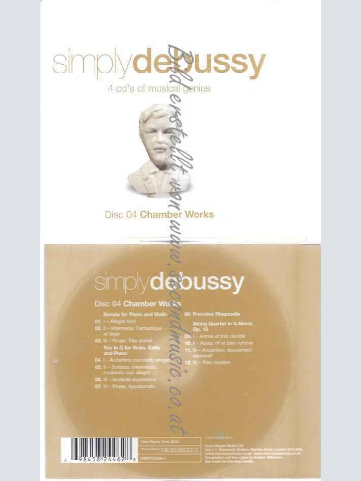 CD--VARIOUS--SIMPLY DEBUSSY
