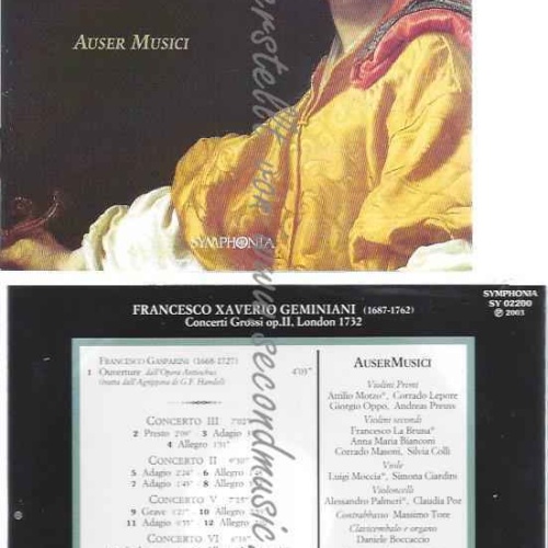 CD--AUSER MUSICI UND GEMINIANI,F.X.--CONCERTI GROSSI OP.II