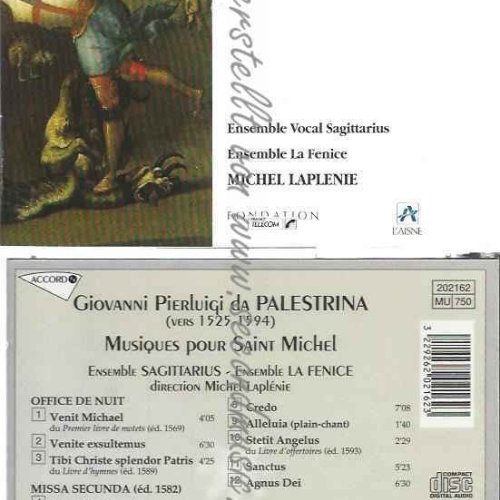 CD--LA FENICE UND ENS.SAGITT.--MUSIQUES POUR SAINT MICHEL