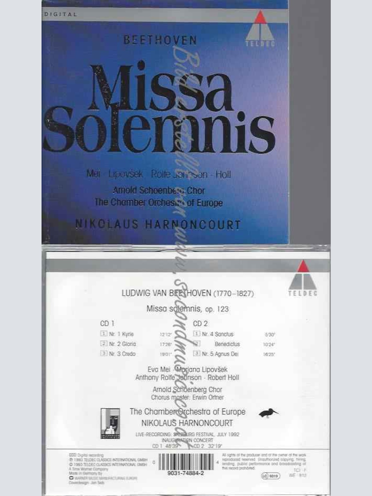 CD--HARNONCOURT, COE, ET AL.--MISSA SOLEMNIS